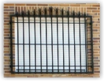 rejas para ventanas modelo castellano con flechas Rejas para ventanas castellana con puntas de flecha