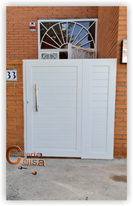 Puerta aluminio soldado A12.3G