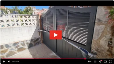Video diseño personalizado puertas en aluminio soldado