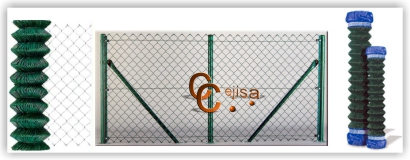 Postes galvanizados para malla de simple torsión Postes galvanizados para malla de simple torsión