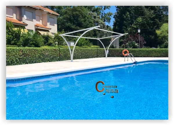 Marquesina Pérgola lona de PVC desmontable