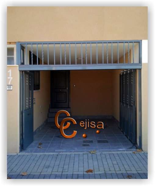 Puerta corredera apertura reducida