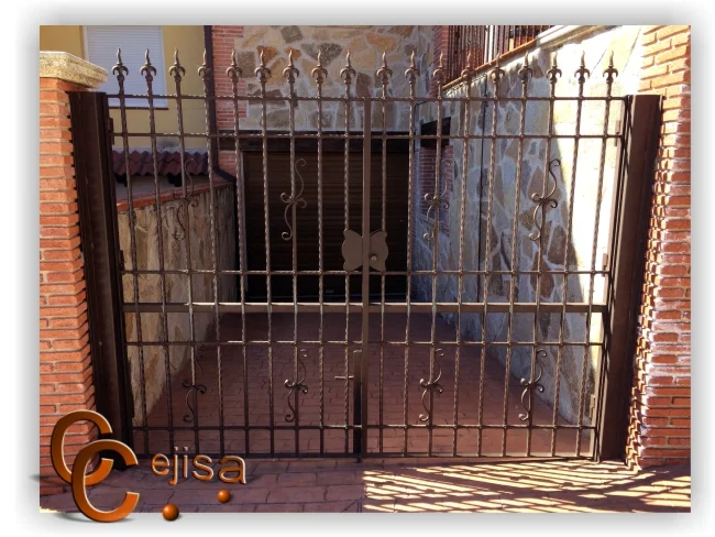 Puertas de forja modernas P33G