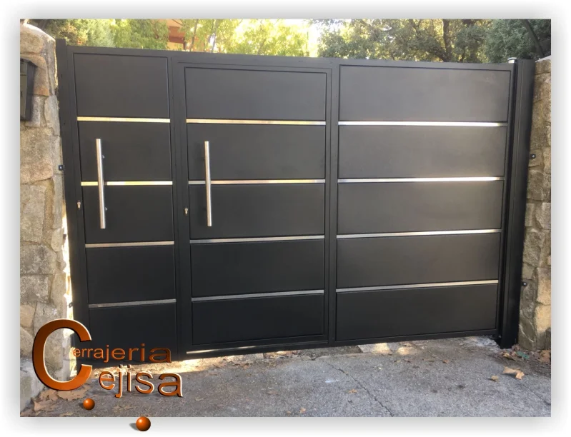 Puerta modelo bandeja y acero inox P49G