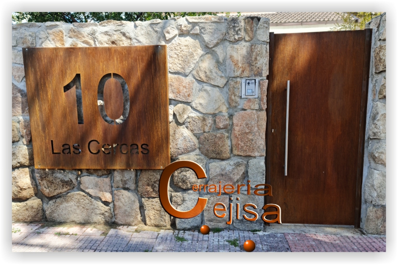 Puertas acero corten P84G