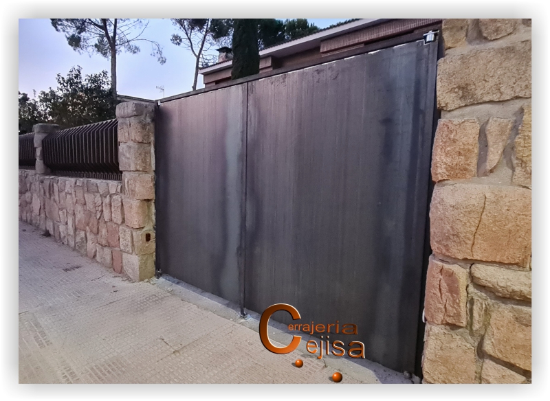 Puertas acero corten P84G