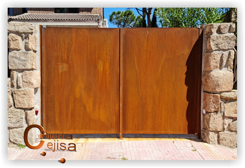 Puertas acero corten P84G