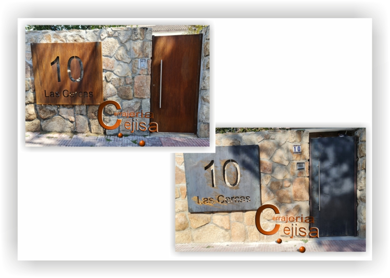 Puertas acero corten P84G