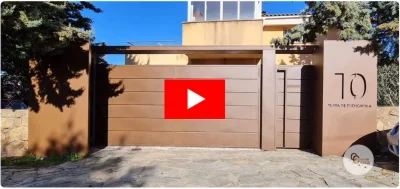 Video Puertas y revestimiento metálico con corte laser P90G