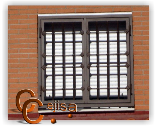 Rejas modelo castellanas abatibles